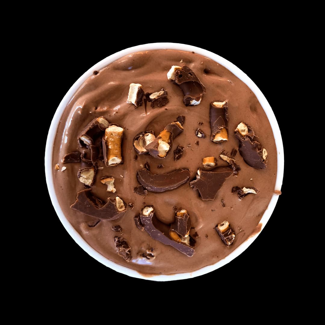 Guiness Ice Cream in my Mouth flavor ice cream top